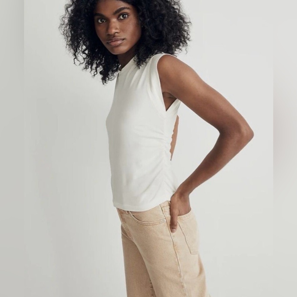 Madewell side cinch muscle tee - Picture 2 of 5